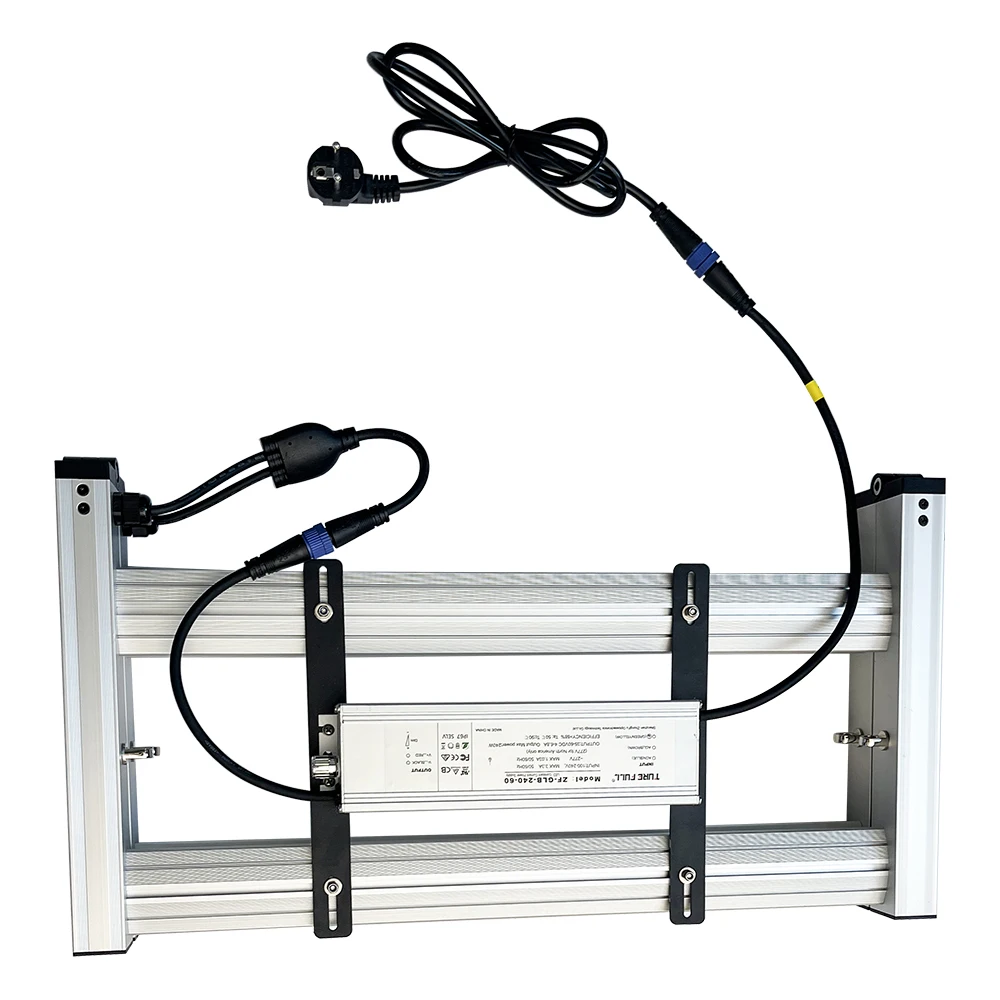 2024 240W LED Foldable Grow Light Bar Full Spectrum LM281B 240 Watt IP65 for Veg and Bloom Plant Growth Aluminum Body 1000W