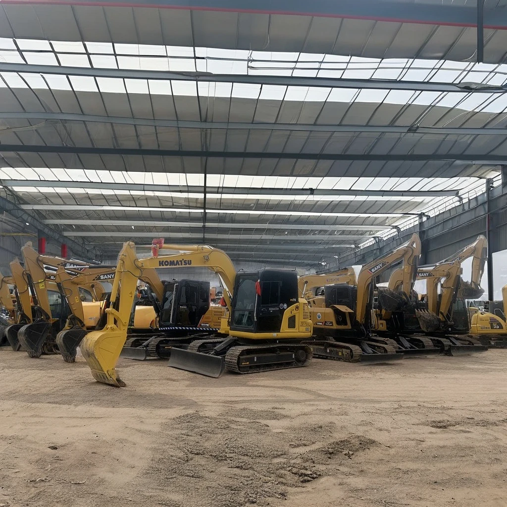 Digging pond farm excavator 7 tons hook machine 9 tons 6 tons crawler excavator