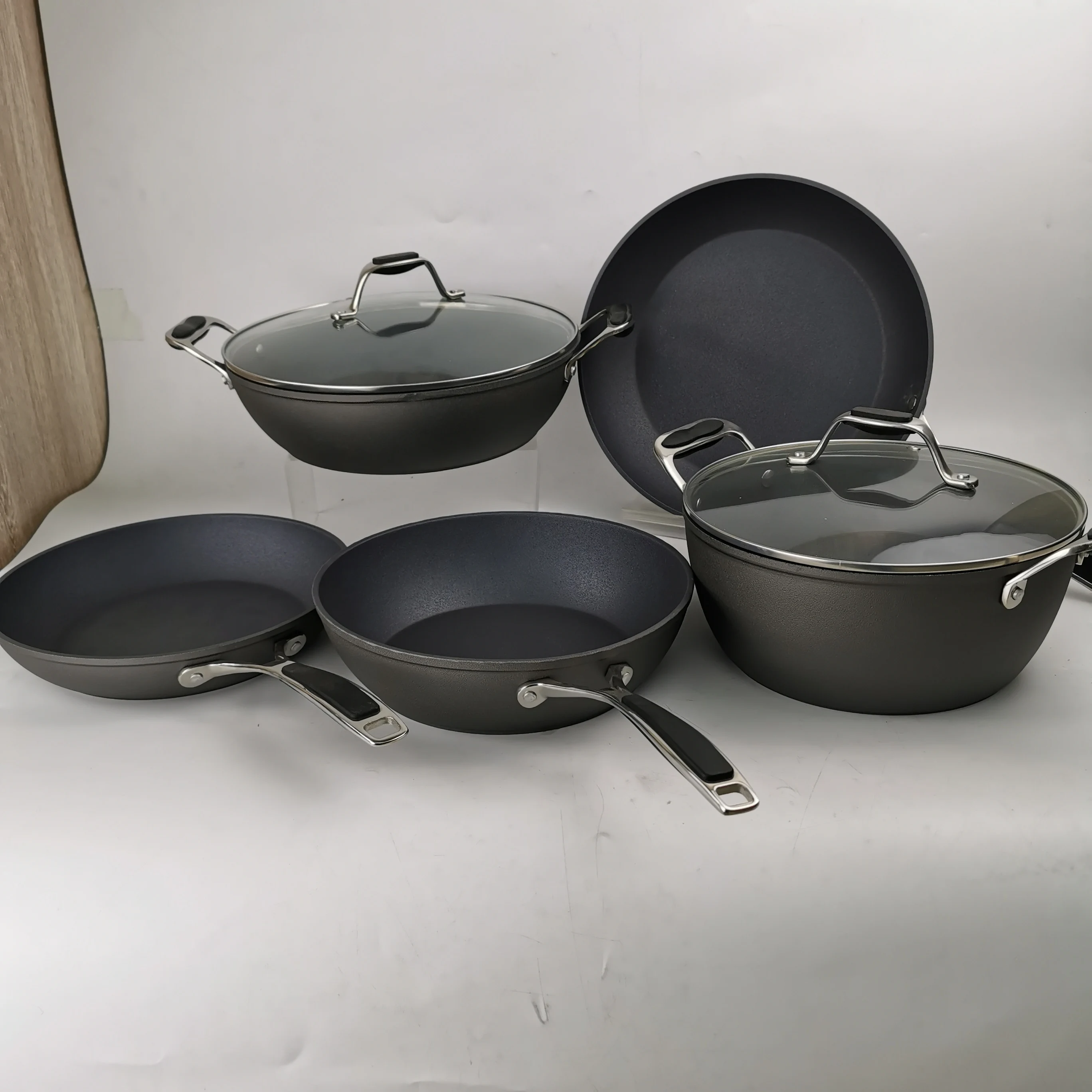 Kitchen non-stick pan set frying pan soup pot tableware set kitchen cookware cooking pot