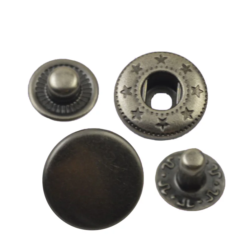 
Wholesale fashion garment metal accessories spring snap button fasteners 