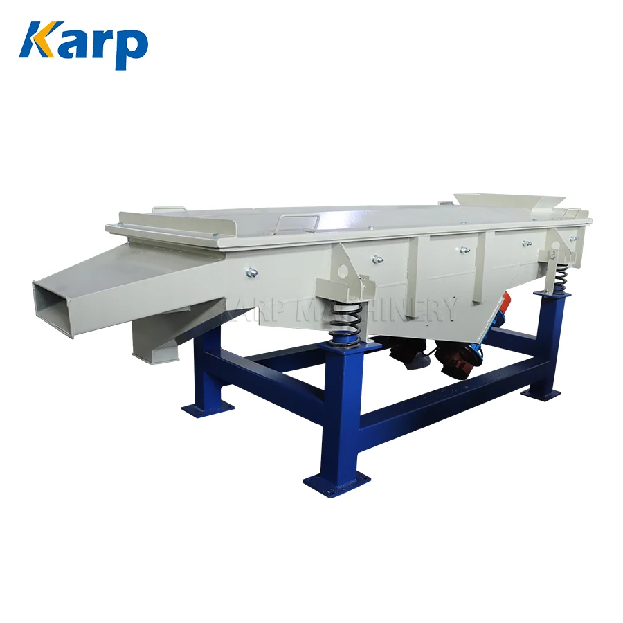 Easy Install Sieve Stone Scrap Slag Rectangular Vibratory Screening Sieving Machine