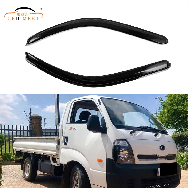 Window Visor Acrylic Material Sun Shade Wind Deflector Car Accessories Weather Rain Guard Door Visor For Kia K2700