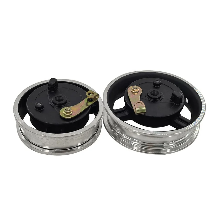 8 inch 10 inch Aluminum alloy rims with drum brake wheel hub fit for electric scooter 10x2.5 10x2.125 200x60 200x50 tire