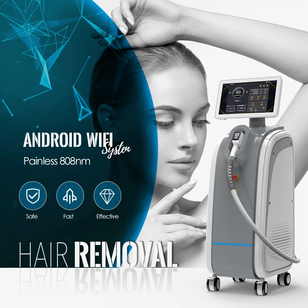 2023 Laser Best professional 1200W diode laser hair removal 755nm 808nm 1064nm diode laser hair removal machine