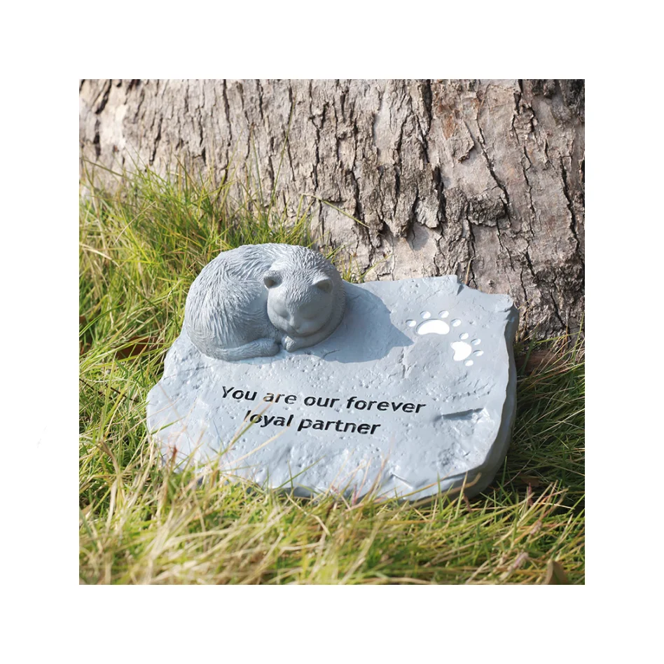 LM0004W Pet urn and caskets Pet funeral supplies Pet Monument Cat and dog burial tombstone