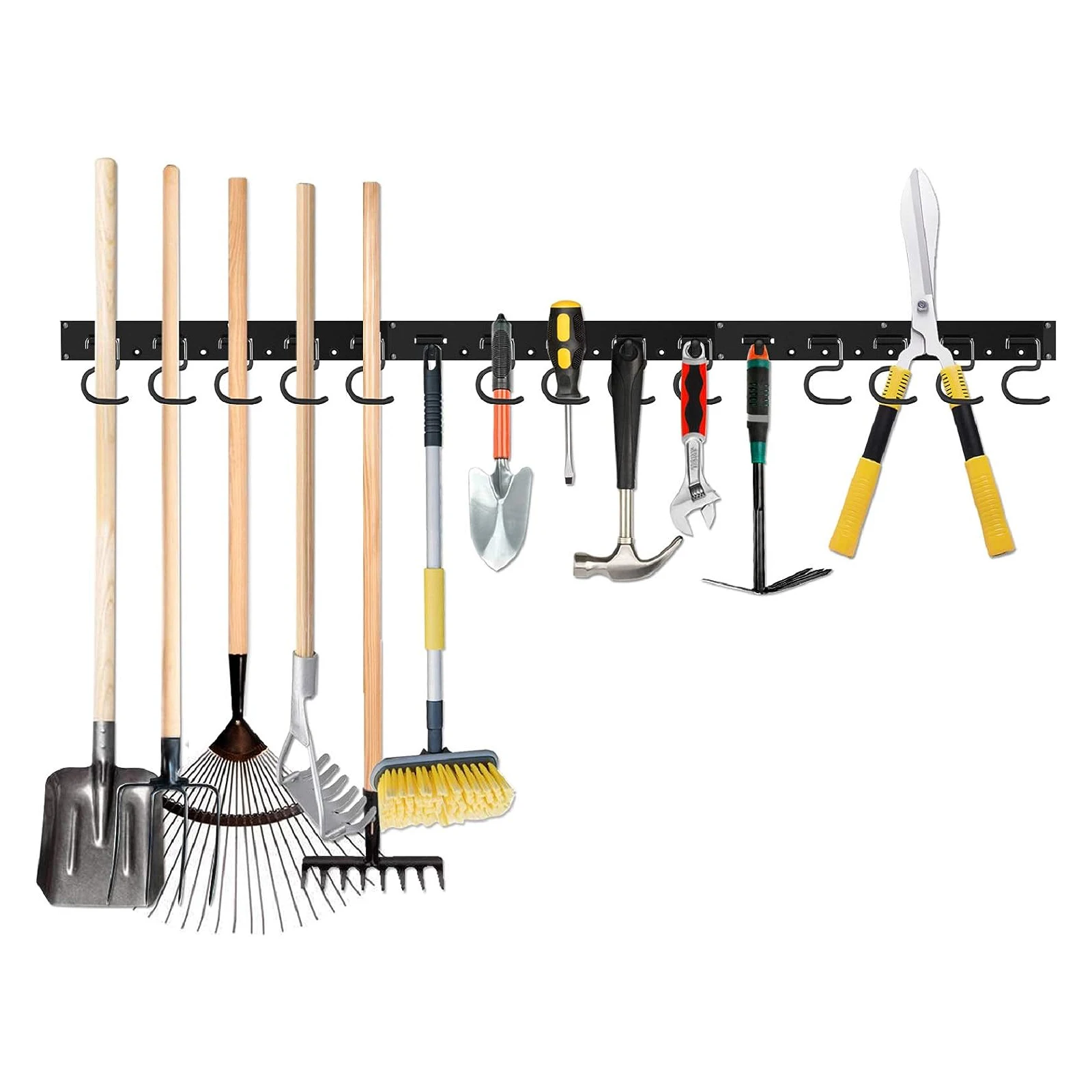 Hot sale New Style Garage Storage Hooks Utility Double Heavy Duty for Organizing Power Tools Wall Mount Hooks Wall Organizer