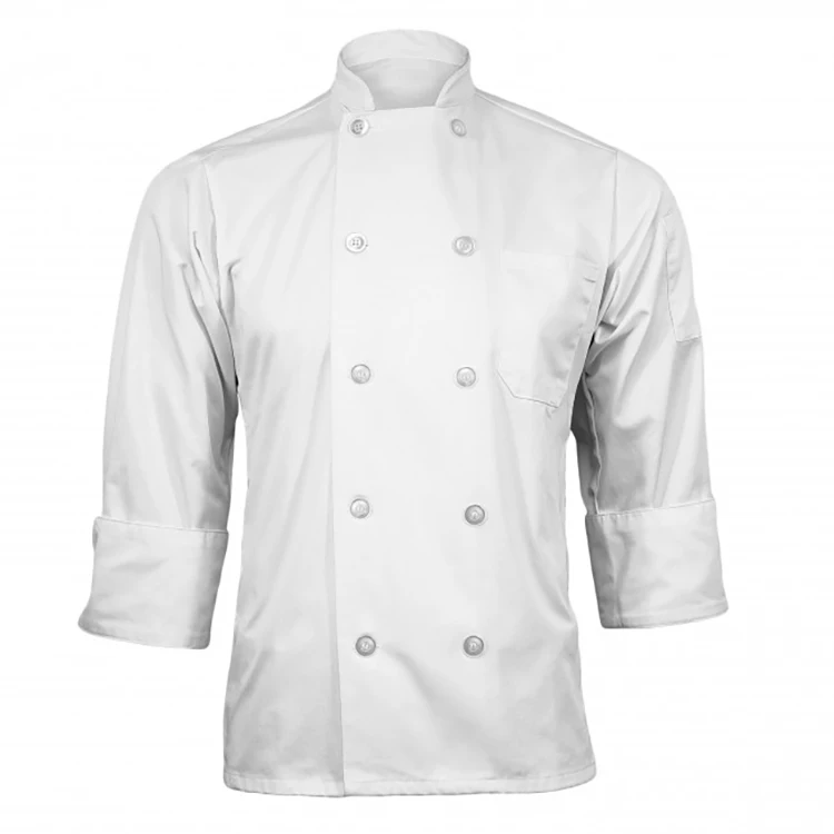 Latest Design chef pants kitchen uniform black coat tops chef uniform children white one piece shirt