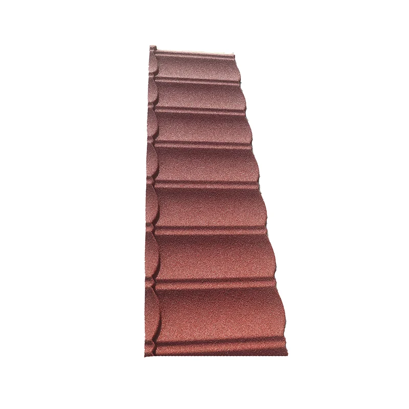 Customization thickness new color bond type Lightweight color stone coated metal accessories roof tile