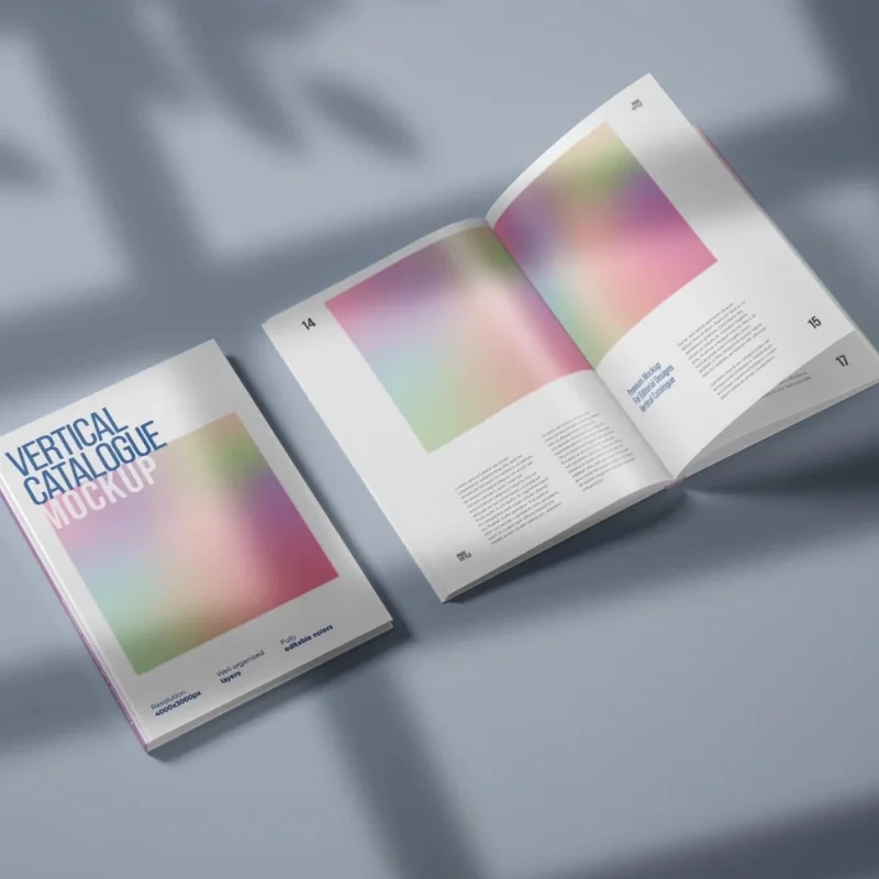 Professional Custom Paper Printing Magazine Product Catalogue Brochure Catalogue Booklet Offset Printing