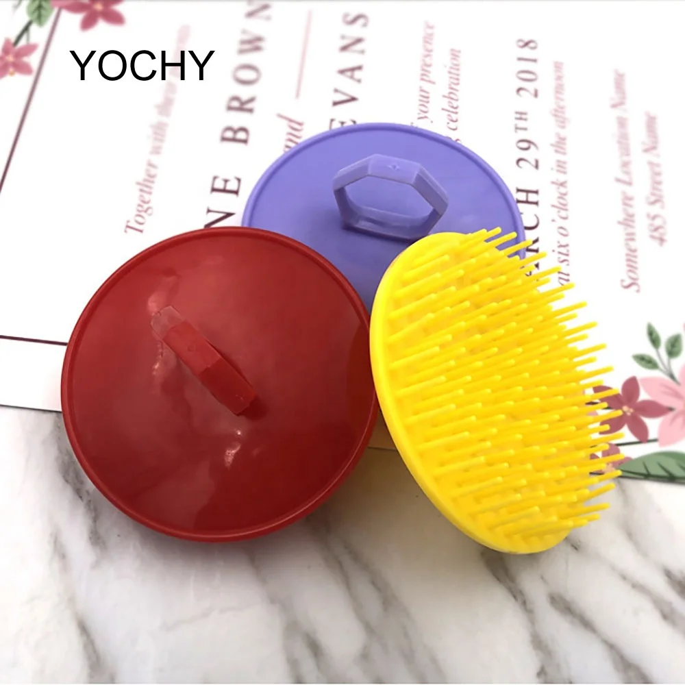 Hair Scalp Massager Scalp Shampoo Brush with Soft Silicon Brush Head Massager Hair Brush