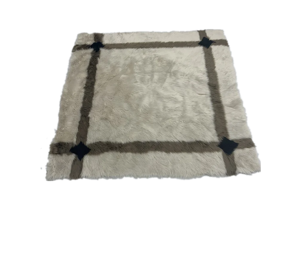 Искусственный ковер из овечьей кожи, напольный ковер для гостиной
