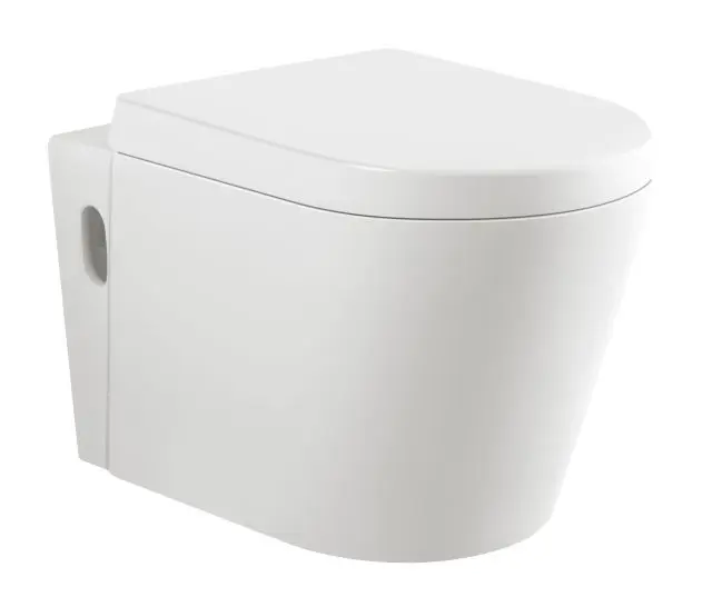 Luxury Bathroom Space Saving Hanging Bowl Toilet Wc Back To Wall Rimless Toilets