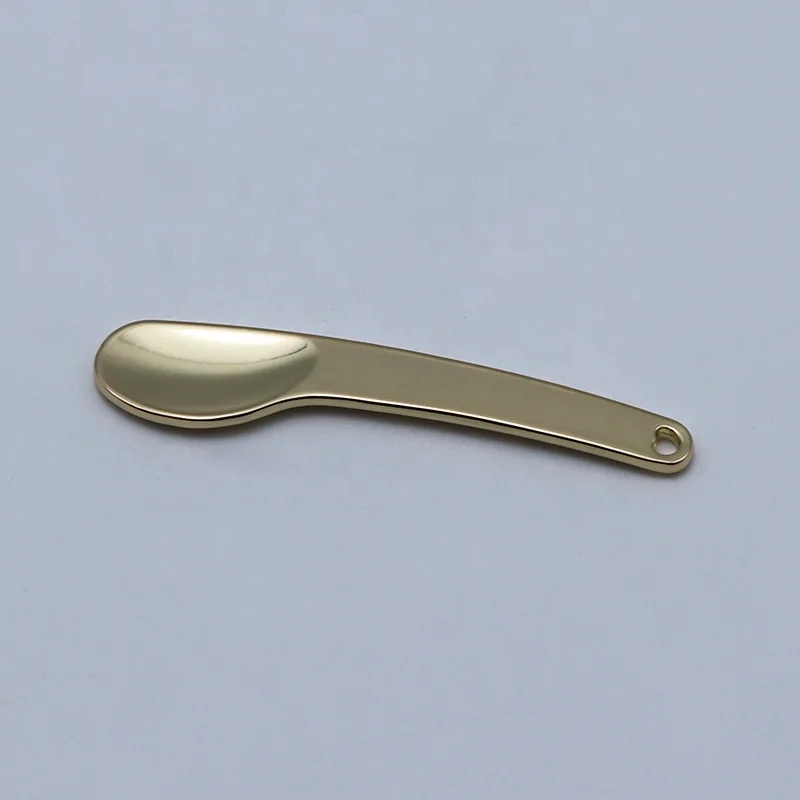60mm Gold Metal eye face mini cream cosmetic spatulas