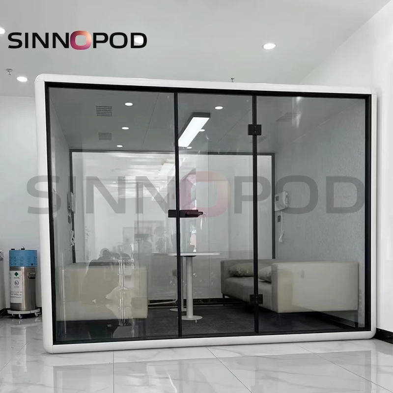 Office Building Meeting Room Pods Privacy Calling Phone Booth Soundproof Audio Booth Portable Vocal Booth For Sale