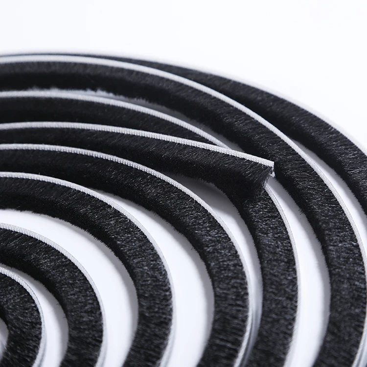 sliding screen brush seal between double front door felt weather stripping for sliding glass doors