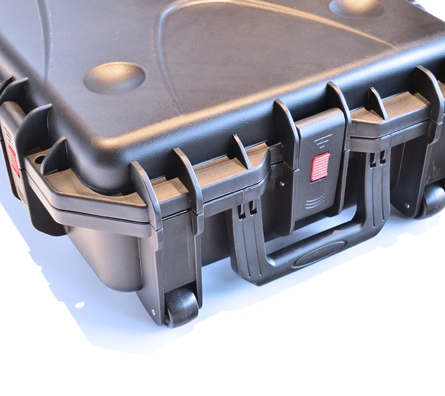 
China Manufacturer Security Gun Storage Box Hard Plastic Wheeled Protective Case With Three Handles For Rifle Bow Arrow 