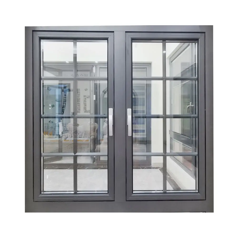 48 x 60 36 x 72 Customized PVC Casement Window Double Glazed PVC Casement Windows For Sale