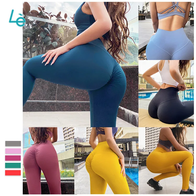 
2021 New Style Leggins Polyester Sportwear Womens High Waist Active Wear Leggins For Girls/ 