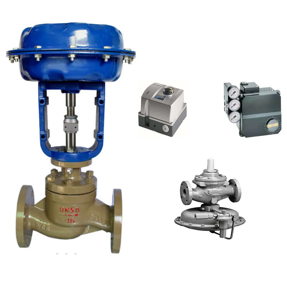 Supplier Stock Chinese Gas Flow Valve With Pressure Regulator And Reducer 1098-EGR Neles NE700/ND9000 Valve Positioner
