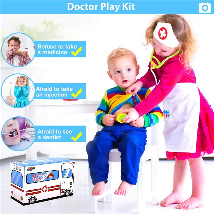 
Wholesale Toys For Kids Playing Doctor Stories Kit 