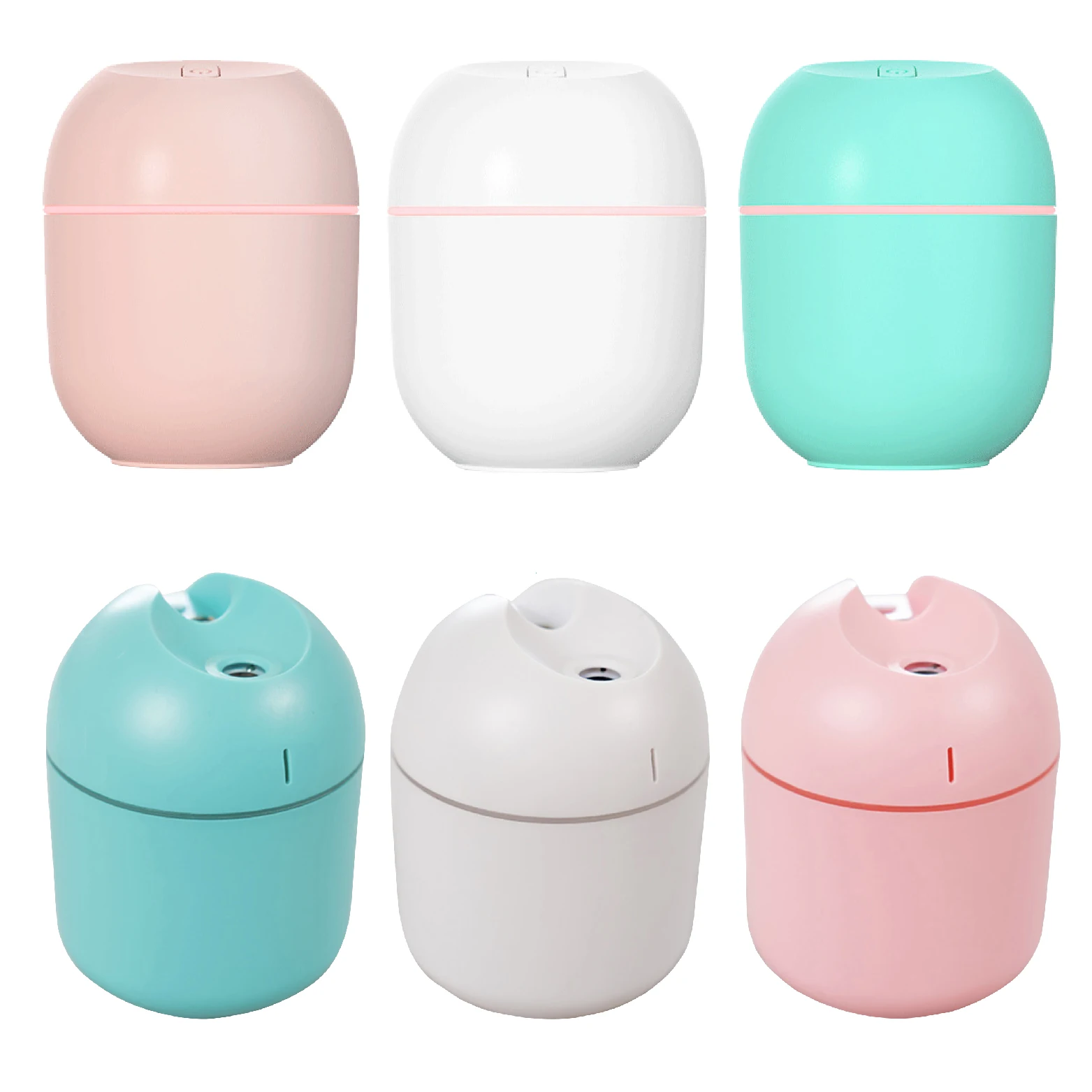 Hot Sale Car Small Air Humidifier Aroma Diffuser Portable Rainbow Steam Smart Mist Humidifier Purifier