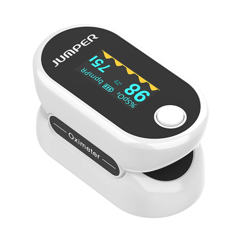 JUMPER SPA11 TFT Screen Spo2 Oxy Blood Oxygen Fingertip Pulse Oximeter Test Handheld Digital Oximetro