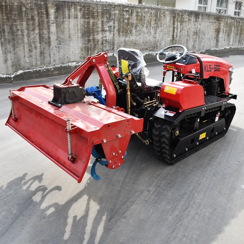 2023 Chinese new design crawler tractor agricultural 25hp 35hp 50hp 60hp 80hp multifunction track tractor