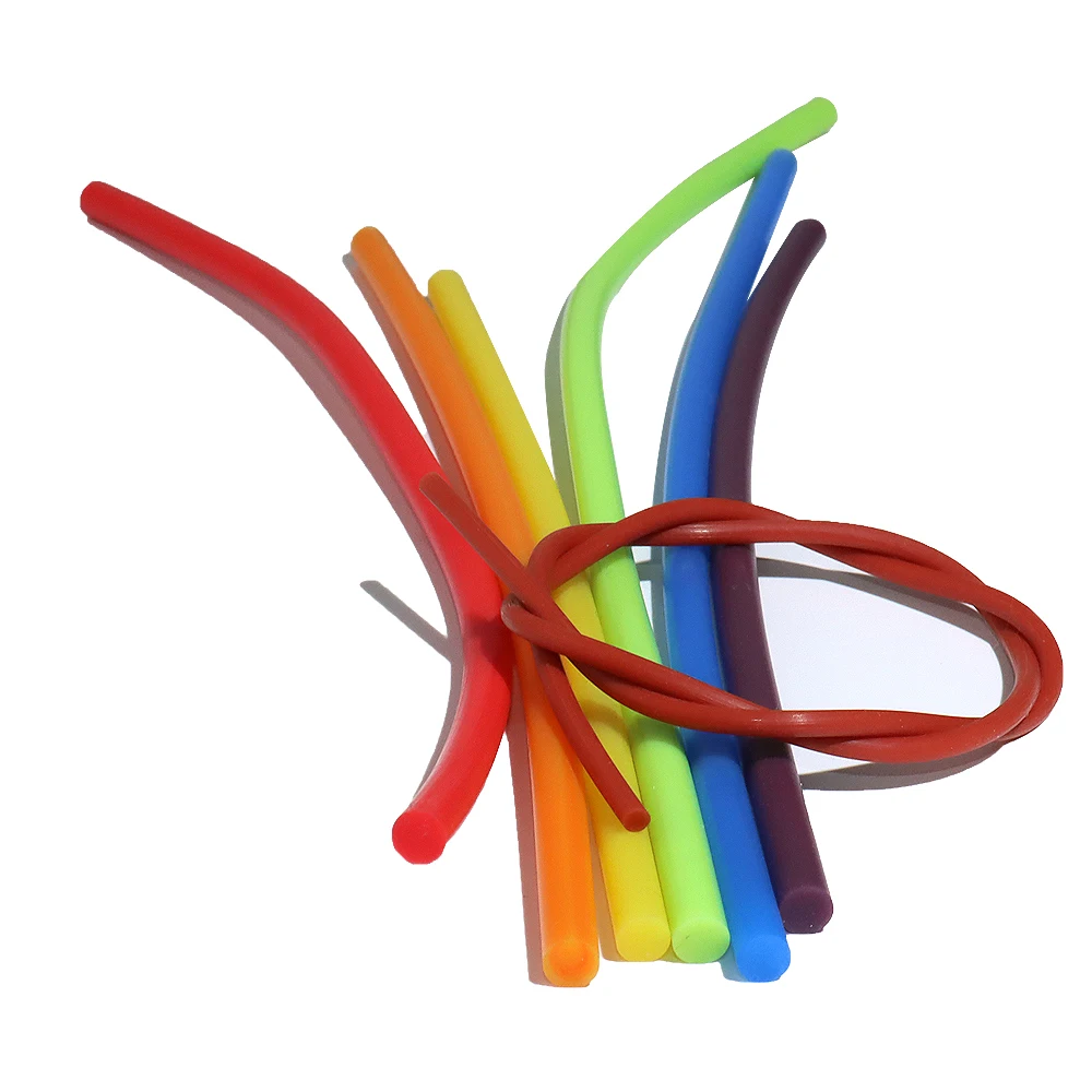 Silicone round color soft rubber rod of various specifications Solid rubber rod