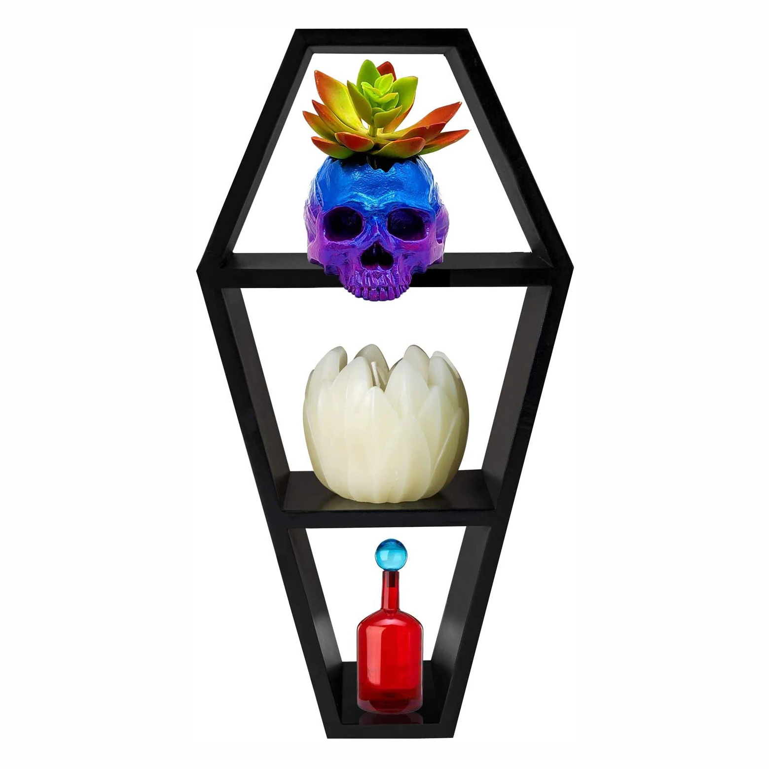 Полка настольная с открытой спиной для украшения дома на Хэллоуин