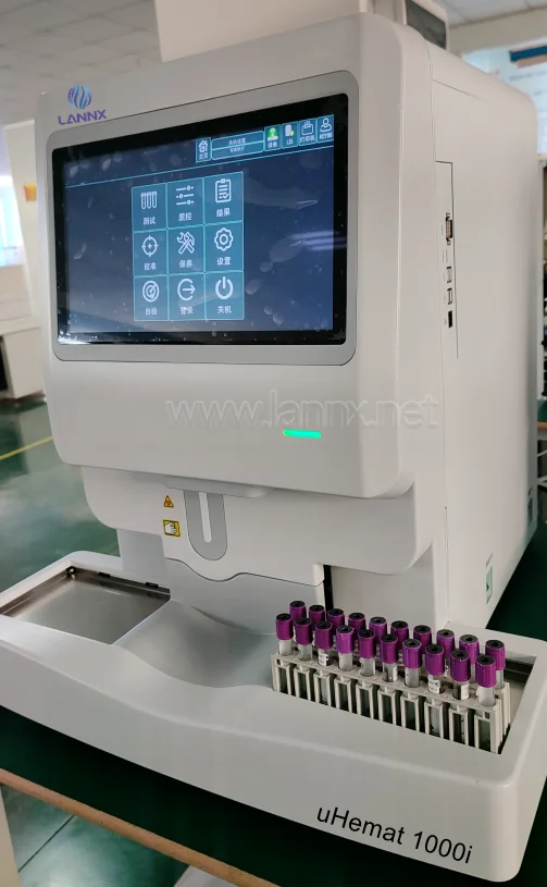 LANNX uHemat 1000i New Laboratory device human 5 Part Automatic Hematology Analyzer with Sampler Fully Auto Hematology Analyzer