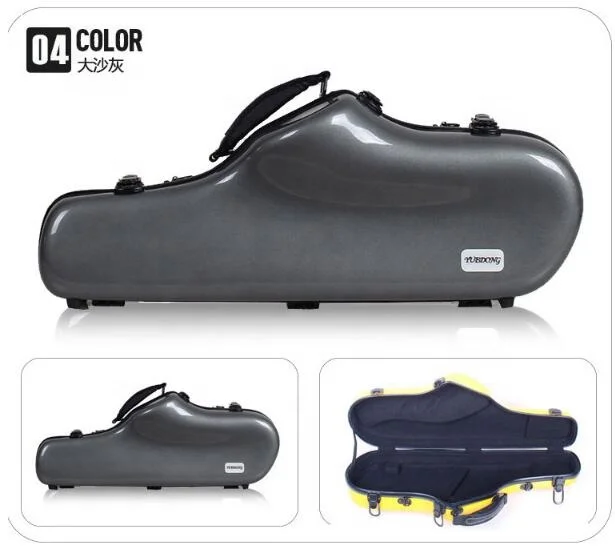 
Ultra Light Adjustable Shoulder Strap E-flat Alto Saxophone Box FRP Saxophone Bag/Case 