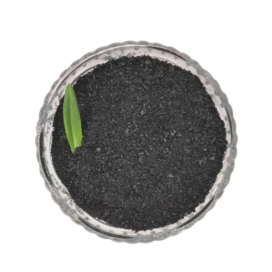 High purity  Sodium Humate 65% Sodium humate for aquaculture shiny flake