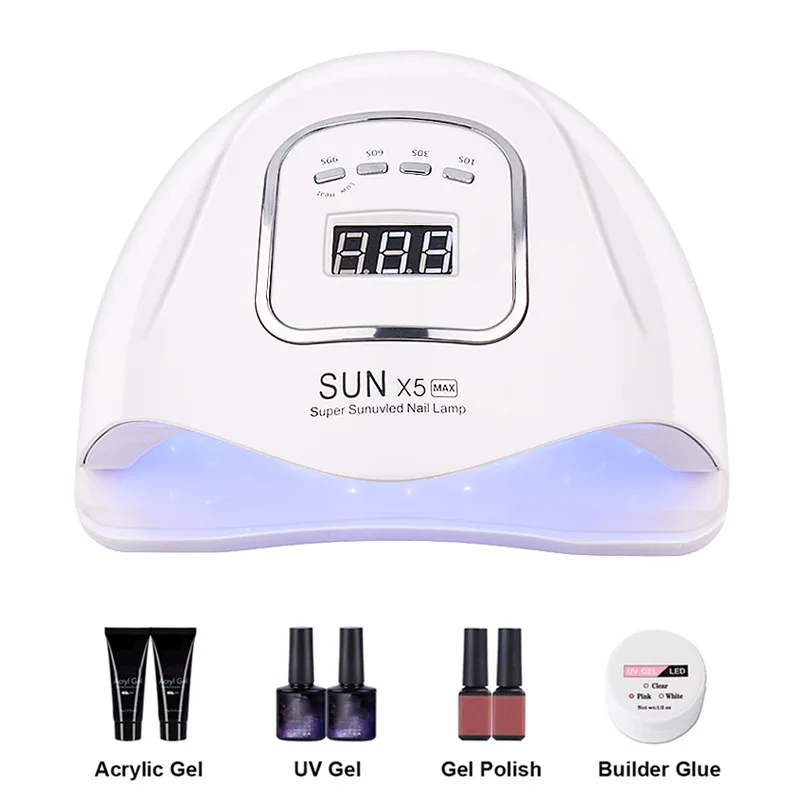  Светодиодная лампа для ногтей DAZ Sun X5 Max гелевая дрель и УФ-перезаряжаемая сушилка Usb сердца Sunuv настольный Профессиональный