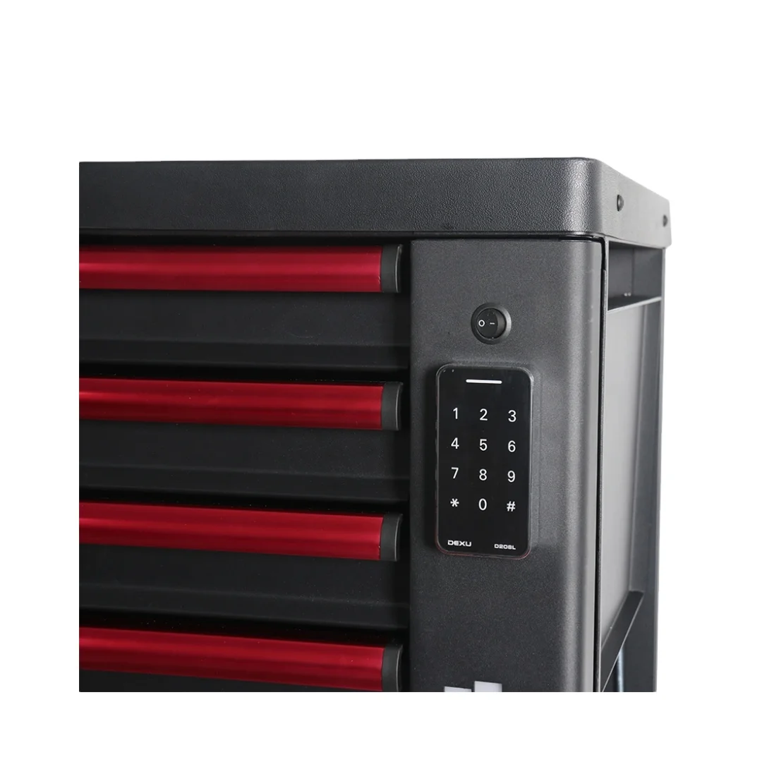 7-Drawer Metal Mobile Tool Cabinet Rolling Workshop Box with OEM Support Steel and Iron Material