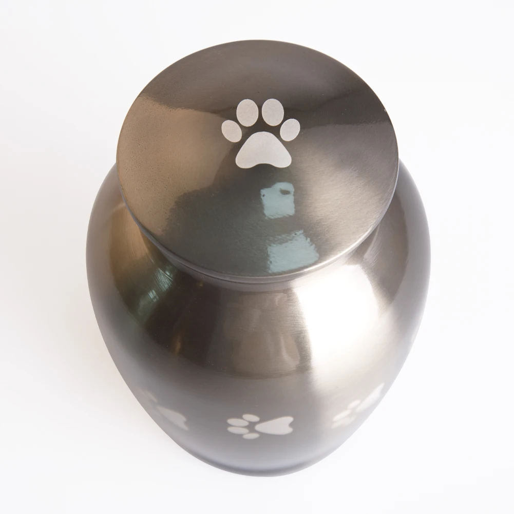 Economy Paw Print Pet Dog Urn Boxes Cremation Urn for Ashes