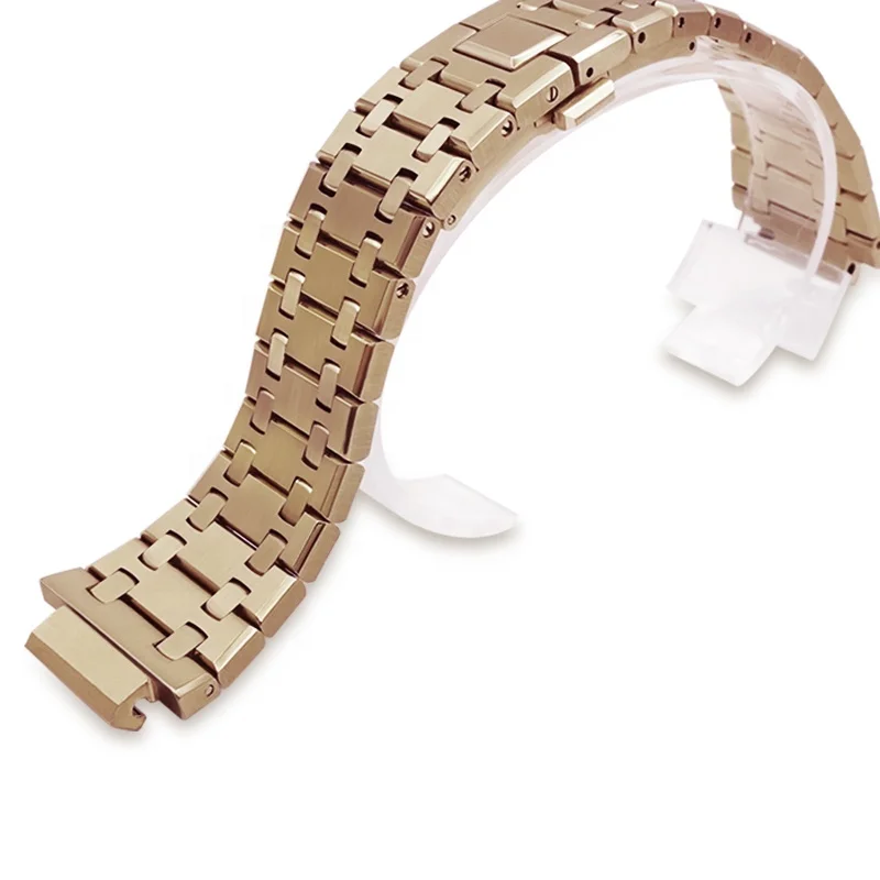 Gen.2 Modified Metal Strap Stainless Steel Watch Band for G Shock GA-2100 Watch Replacement