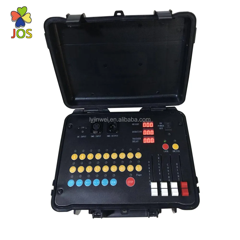 6  piece 600W DMX 512 operation panel  cold fountain fireworks machine for events and party