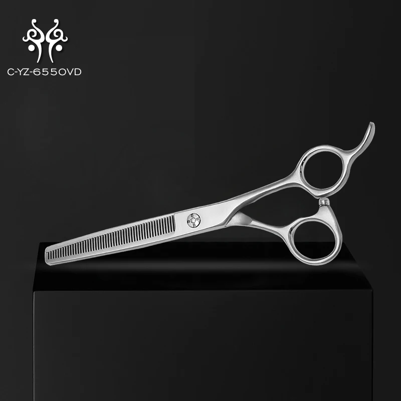 Factory Supply Hot Sale Japan 440C Stainless Steel Pet Shears Dog Grooming Thinning Scissors 50 Teeth