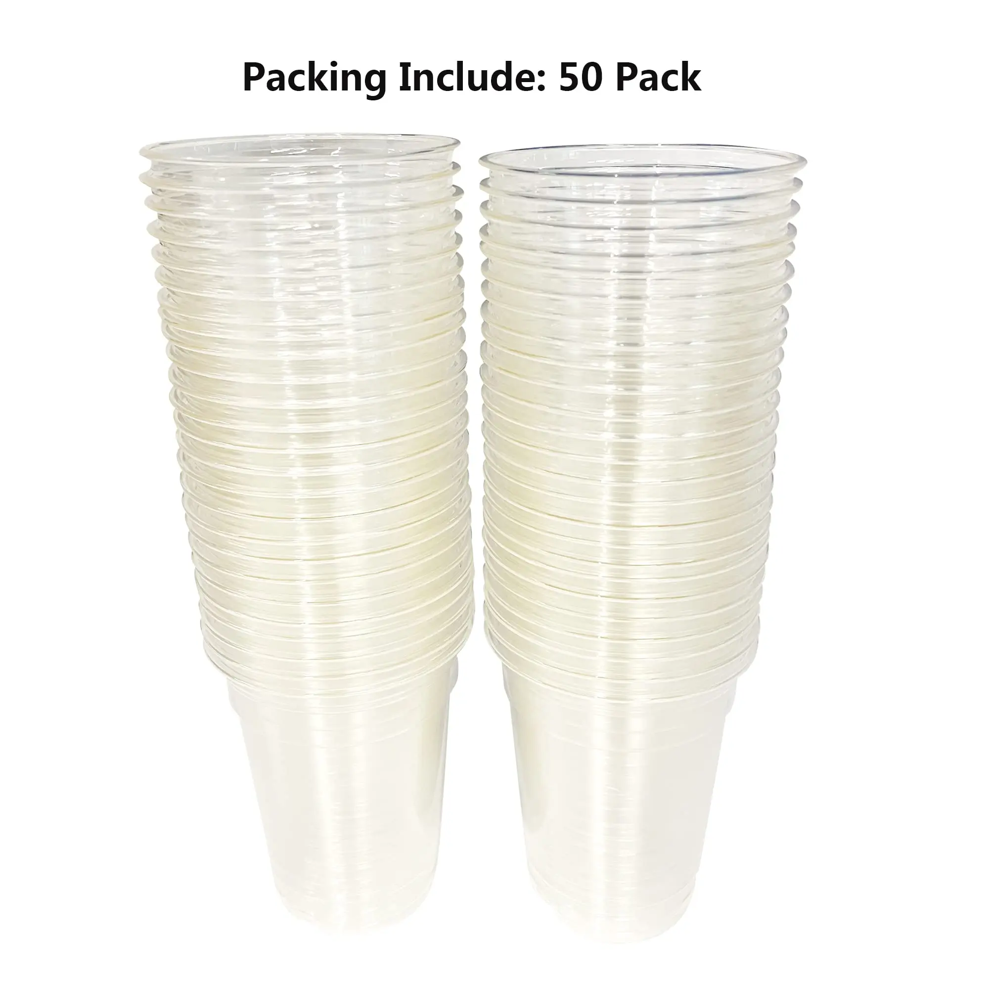 PLA Eco-friendly Fuling Free Sample Clear Disposable Plastic Cups Cold Party Drinking Cups