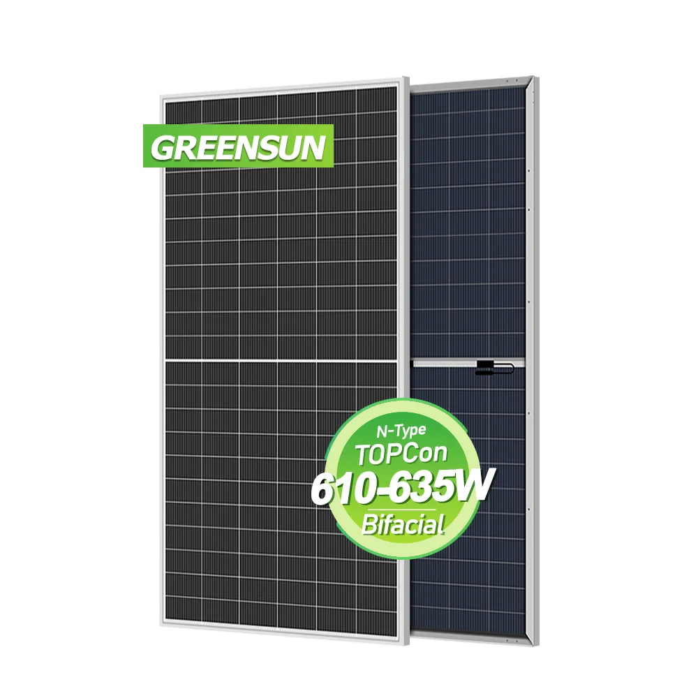 New Technology 600W 620W 630W 650W 690W 700W 730W Double Glass Bifacial Photovoltaic Topcon Solar Panel