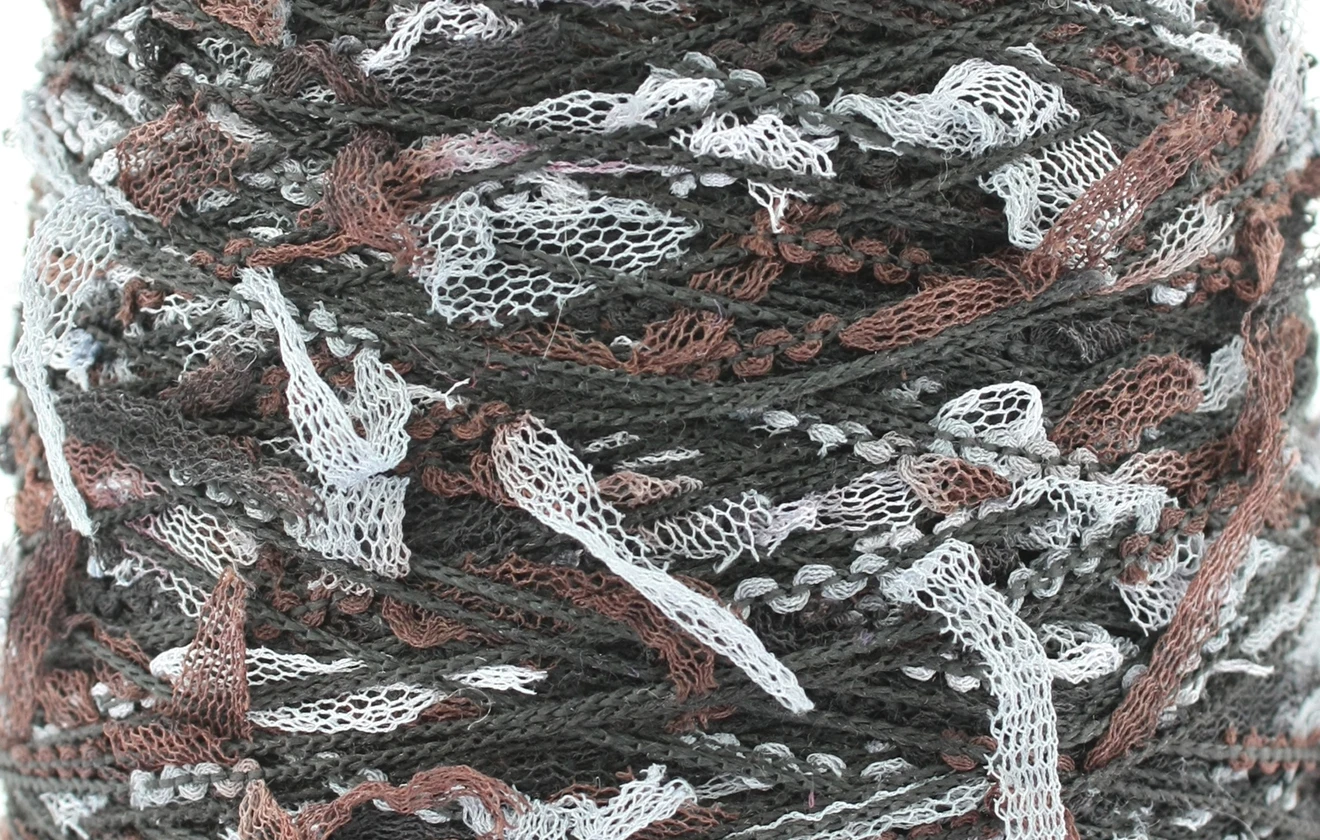 Lovely texture and color spun yarn polyester for accesory and fashion