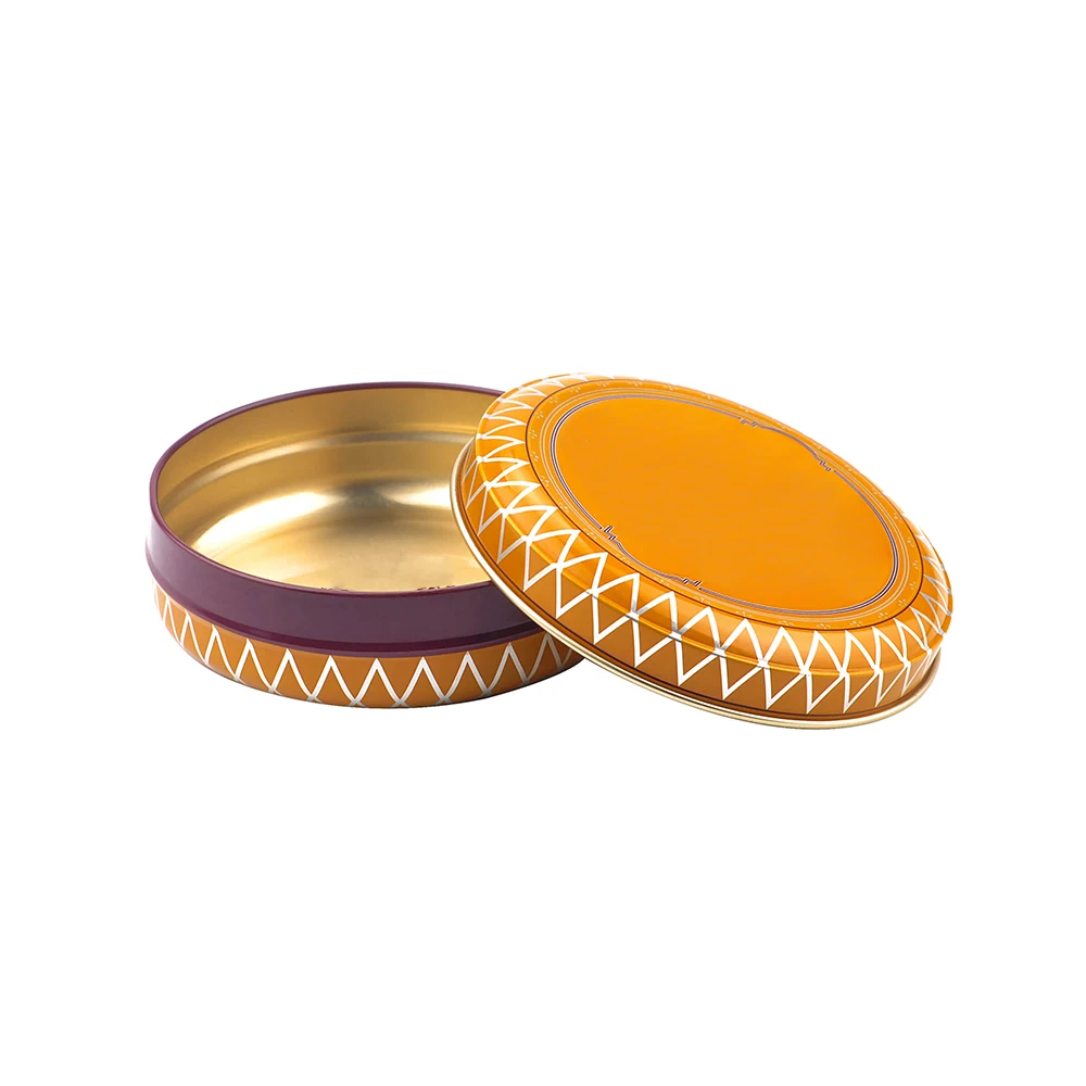 Custom printing round shape empty aluminum pomade paste tin jars hair wax packaging container