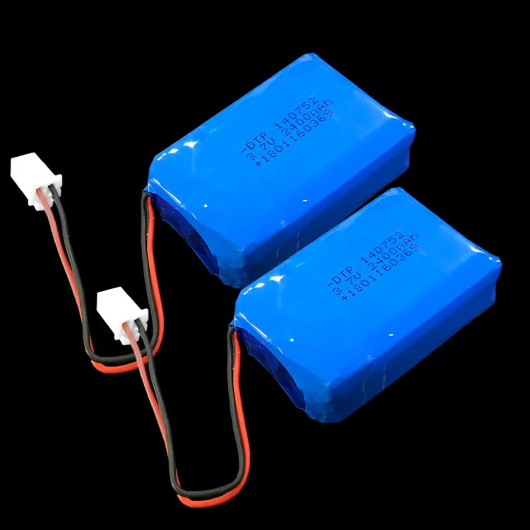 103040-2P rechargeable lithium-ion polymer battery 3.7v 2400mah pack