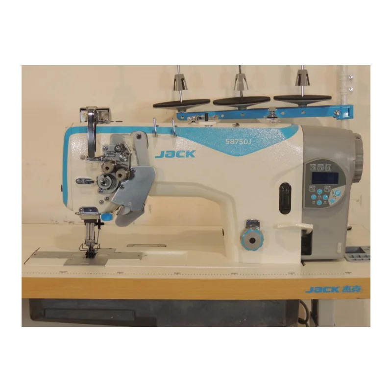 Jack 58750J Computer Direct Drive Double Needle Lockstitch Sewing Machine New Factory Price Industrial Straight Sewing Machine