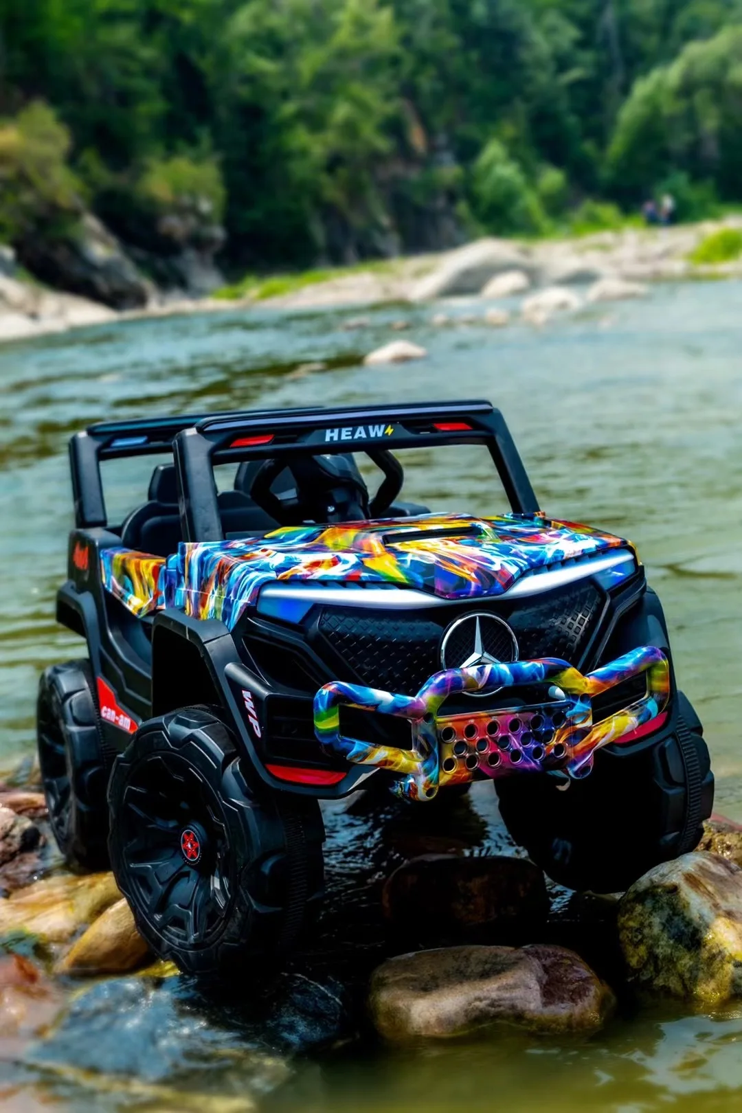 Factory Supply self drive 2 seats 24 volt ride on car for kids 4x4 big cars for children kids toy car electric