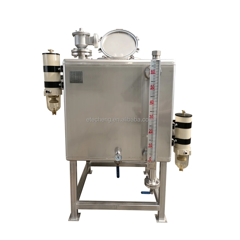 Customize 550L Waste Biological Oil Storage Tank Diesel And Petrol Stainless Steel Tank