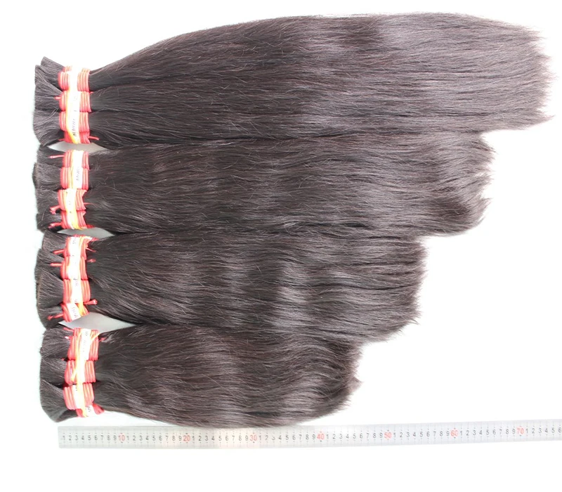 MaxHair 100% натуральные необработанные волосы выровненные с кутикулой прямые для наращивания человеческие