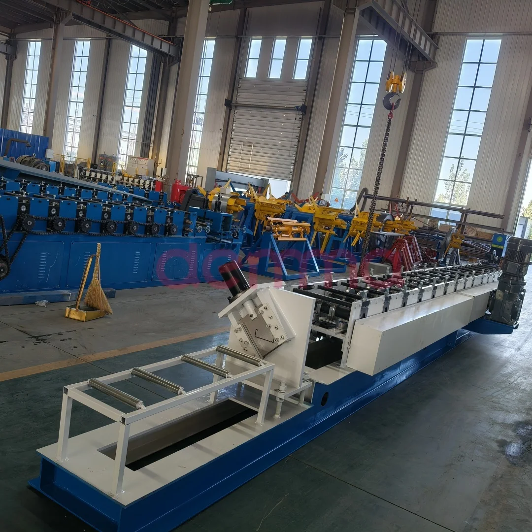 Pallet Rack Shelf Storage Racking Box Beam Full Automatic Roll Forming Machine Production line With Auto Feeder