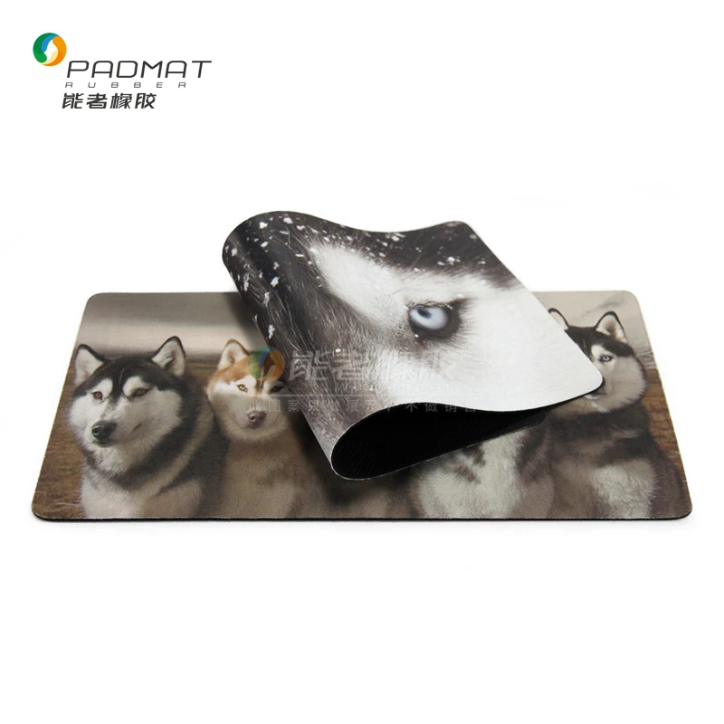 
Hot-selling no smell Customized printing natural rubber mouse pads for pc 