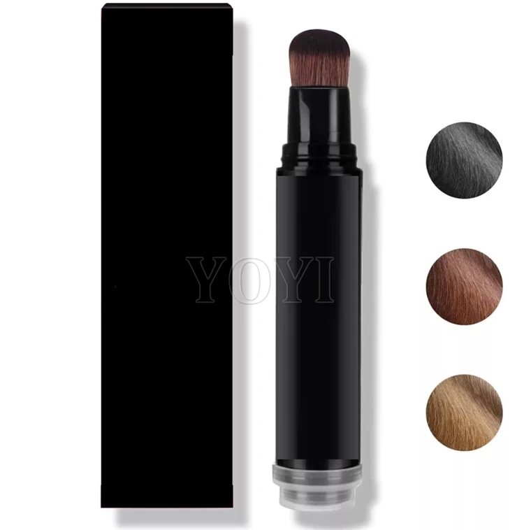 Private Label Custom Semi permanent Color Hair Dye Pen Gel for Root Touch Up Concealer Stick Powder Cover Gray Hair Dye pens